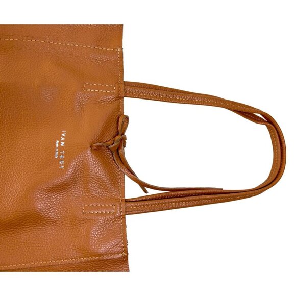 Ivan Troy Tania Brown Women's Italian Leather Outdoor Travel & Shoulder Bag - Picture 7 of 14